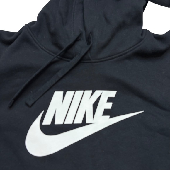 Nike Sportswear Essential Womens Fleece Hoodie Black DQ5775-010 Small NWT - Picture 5 of 9